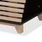 Baxton Studio Eckhart ModernTwo-Tone Dark Brown and Oak Finished Wood Cat Litter Box Cover House 194-11762-ZORO - alternate 5